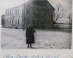 Merkinė. Vazos namas, kuriame buvo įsikūręs valsčius, mokykla. 1959 m.