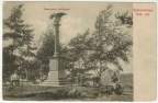 Paminklas generolui Skobelevui Varėnos poligone, ~ 1896-1906 m. nuotrauka skelbta Facebook puslapyje Lietuva senosiose fotografijose